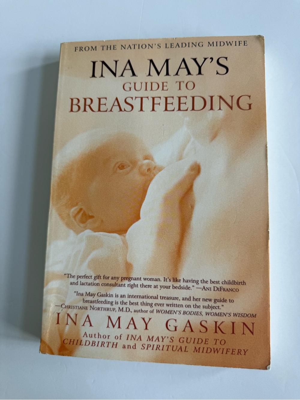 Ina May's Guide to Breastfeeding - Cream Cover